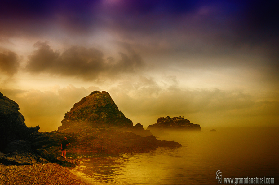 Peñones de San Cristóbal . paisajes de Granada