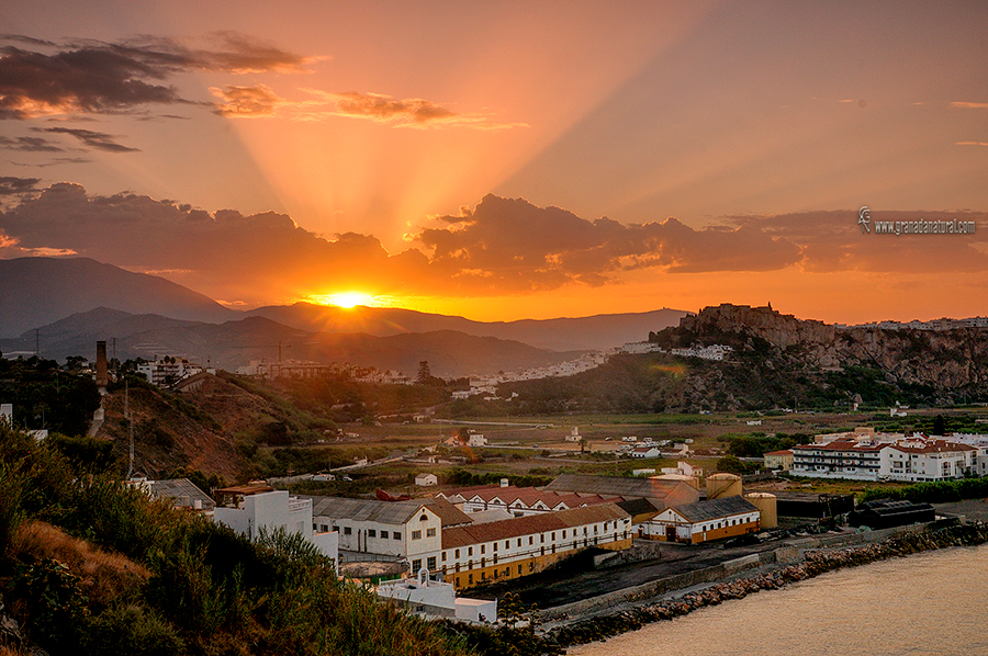 La Caleta de Salobreña. Costa tropical de Granada.